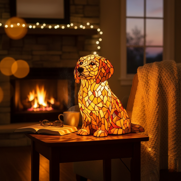 Lily the Spiritual Golden Retriever Figurine