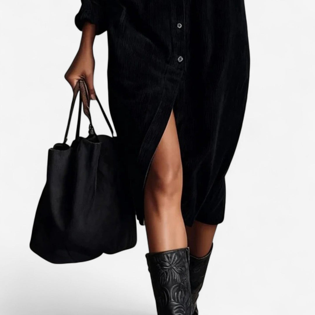 Anastacia™ Midi Corduroy Dress