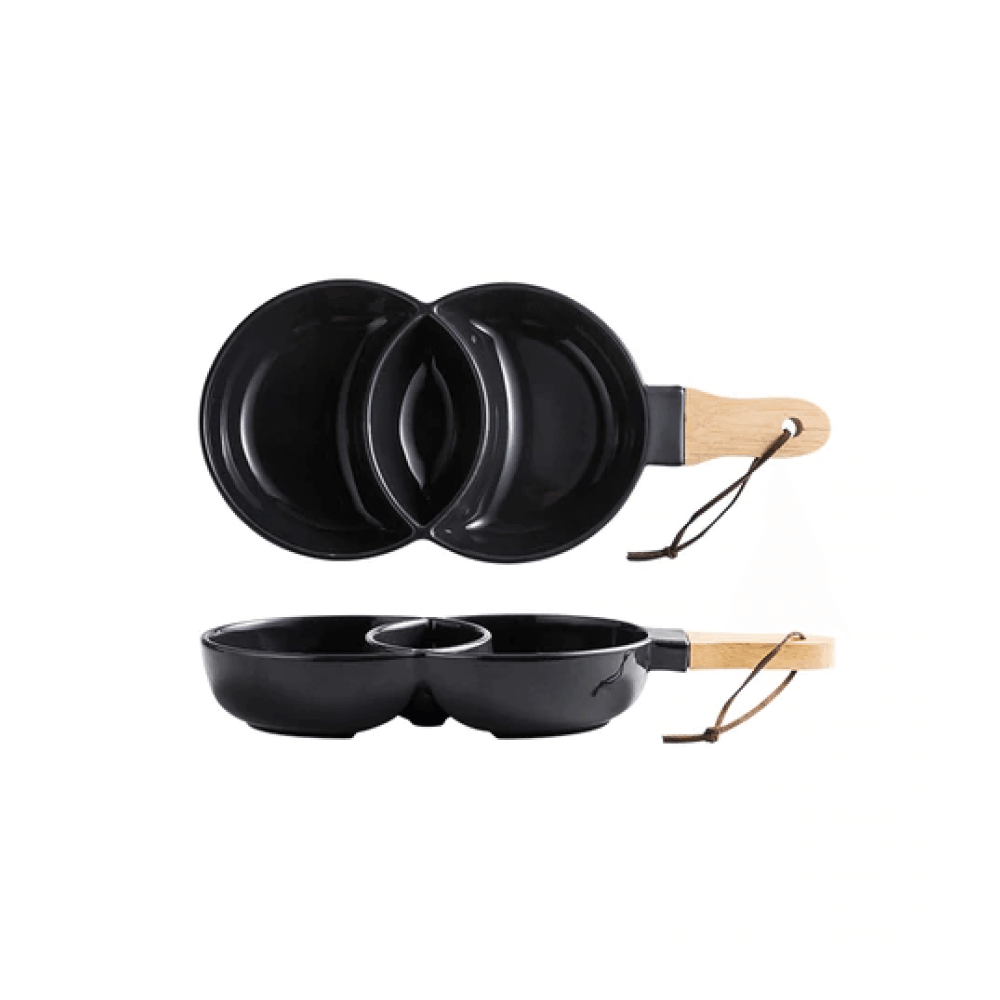 Venn Ceramic Snack Plate