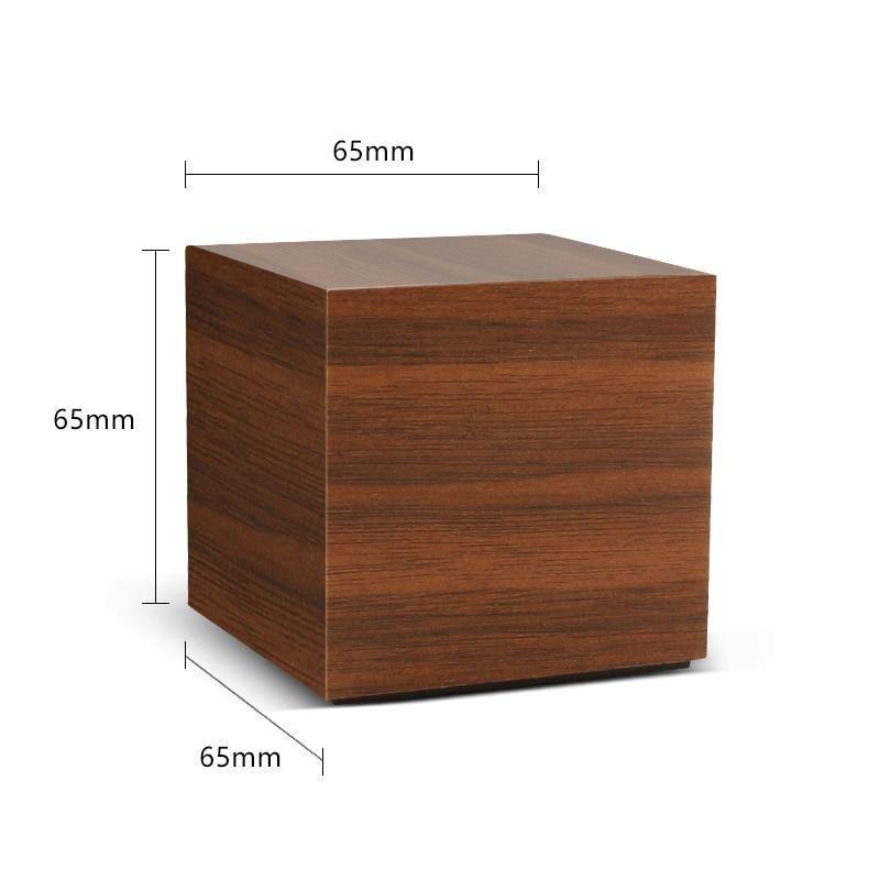 Wooden Block LED Alarm Clock