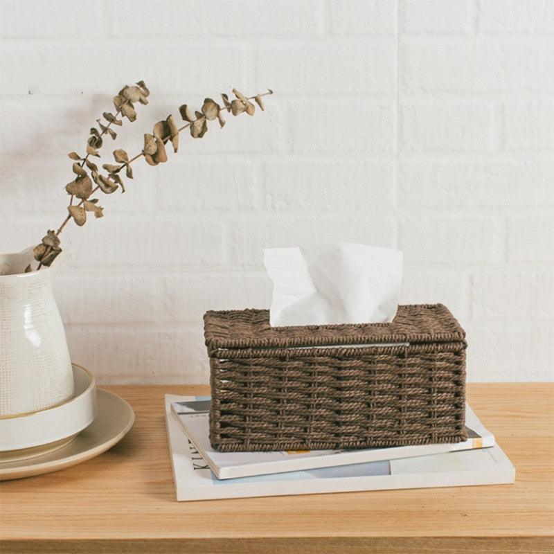 Wicker Tissue Holder